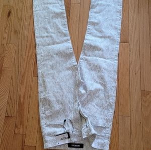 Silver snake skin pants